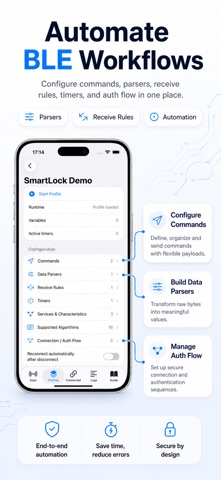 Automate BLE workflows — BLECI App Store screenshot